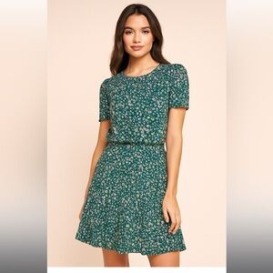 Caroll Paris Floral Top & Skirt Set spring formal classic designer luxury summer